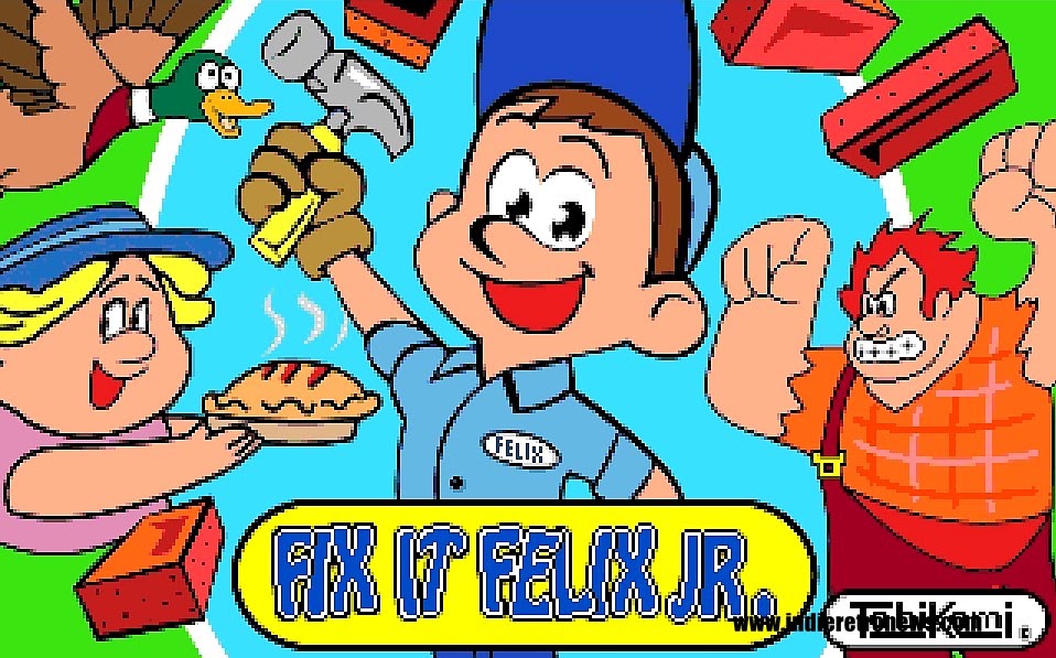Fix-It Felix Jr has appeared on the ZX Spectrum Next and it looks really good!