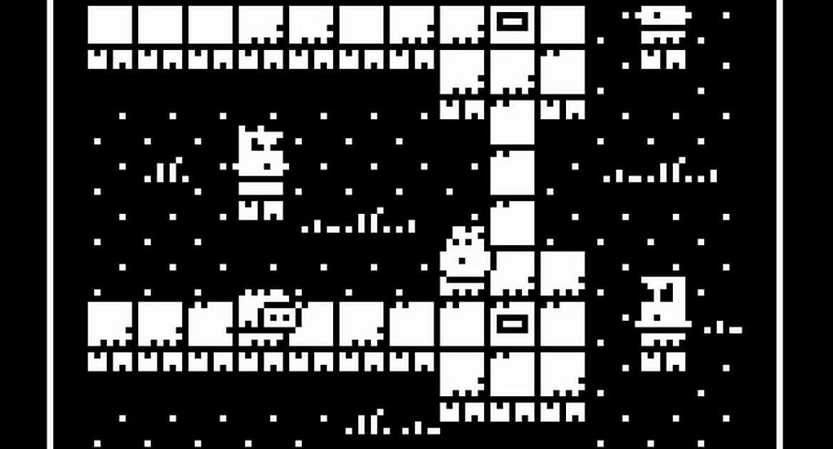 Indie Retro News: PiglyFlag - A very decent Monochrome ZX Spectrum game by RetroSouls