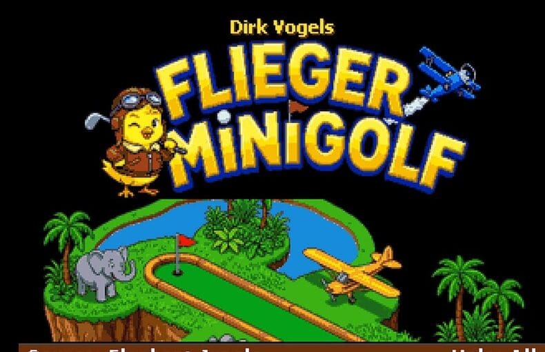 Indie Retro News: Fliegeralarms Wintergames AGA & Flieger Minigolf ECS/OCS Amiga 500