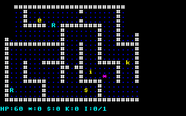 VBCC Roguelike on the Atari ST