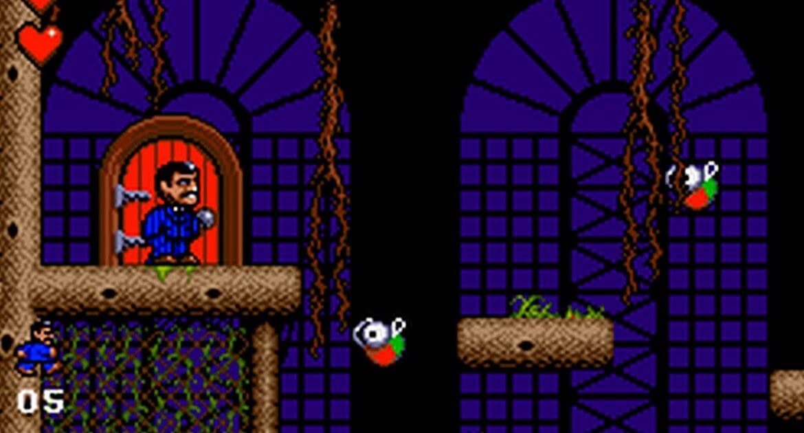 Indie Retro News: Addams Family Amiga: The Backgrounds Edition