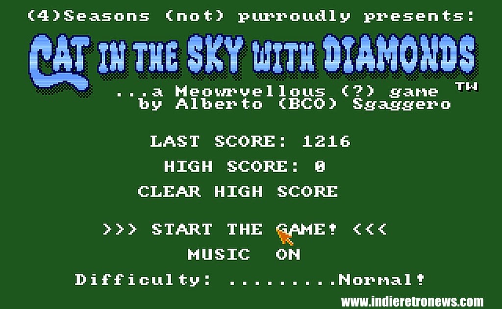 Indie Retro News: Cat in the Sky with Diamonds