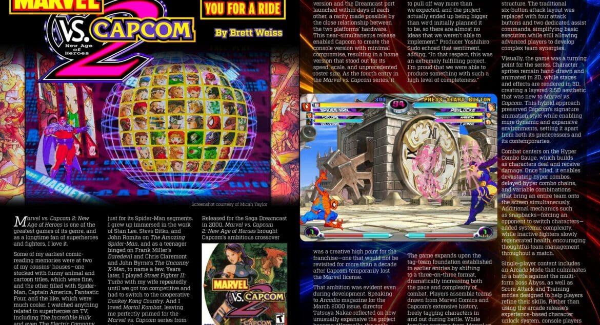 Marvel vs. Capcom 2 - by Brett Weiss