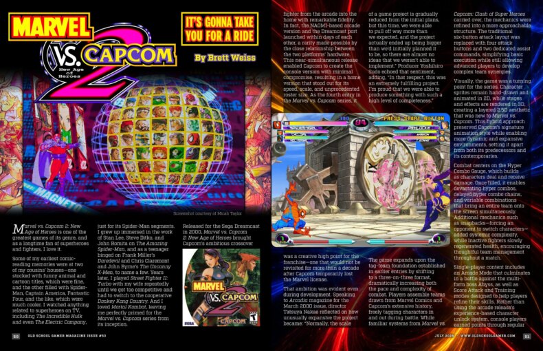 Marvel vs. Capcom 2 - by Brett Weiss