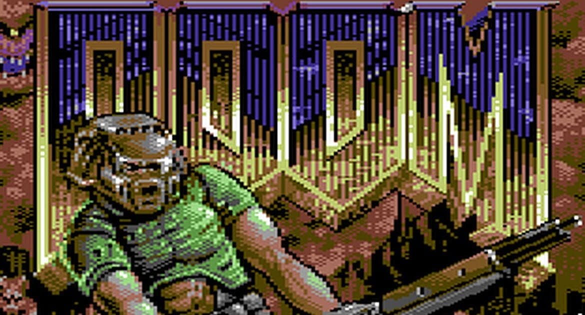 Indie Retro News: Doom64 - Doom for the Commodore 64? Well sort of.. But it's still impressive