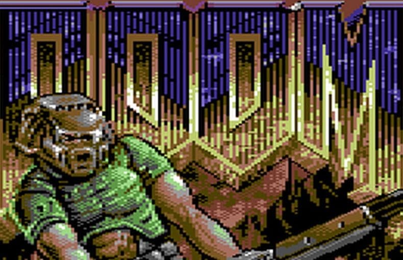 Indie Retro News: Doom64 - Doom for the Commodore 64? Well sort of.. But it's still impressive