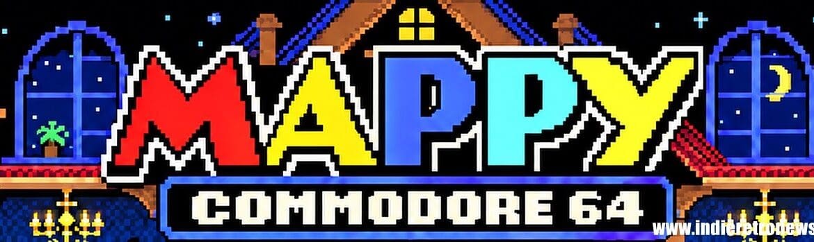 Indie Retro News: Mappy - A C64 1 MB REU port of an Arcade classic