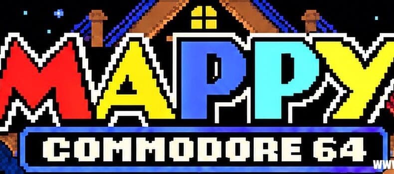 Indie Retro News: Mappy - A C64 1 MB REU port of an Arcade classic