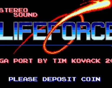 Indie Retro News: Lifeforce - 1980's scrolling shooter by Konami for arcades gets an Amiga port via TjLaZer