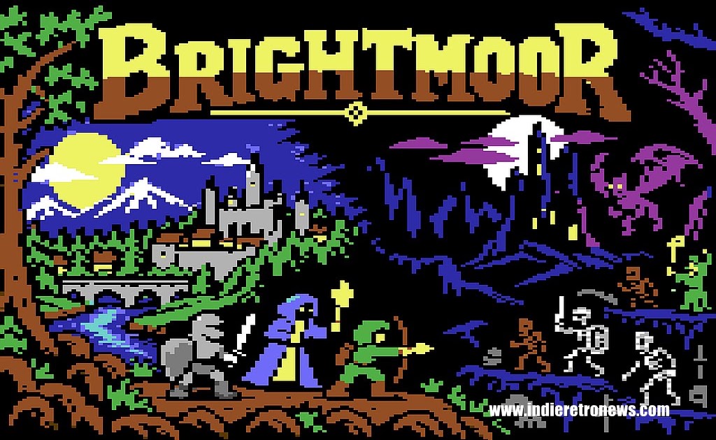 Indie Retro News: BRIGHTMOOR - An AI Ultima-style C64 game from GloomKeep II creator J5